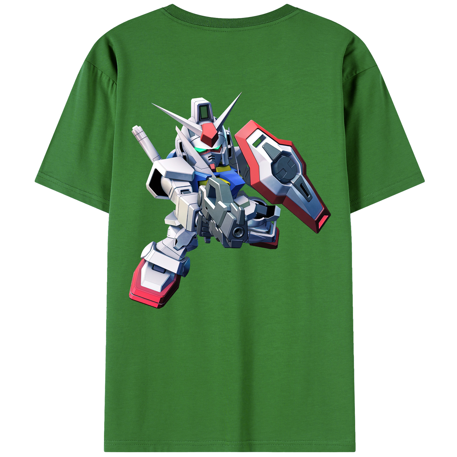 （画像用） 機動戦士ガンダム Mobile Suit Gundam レディース半袖Tシャツ(バックプリント)